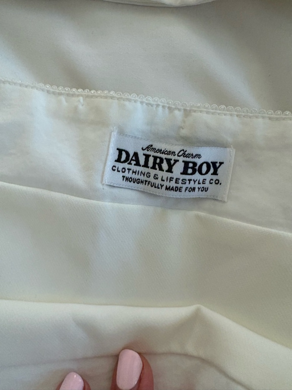 Dairy Boy rare White Two-Piece Corset Top & Mini Skirt Set size xs - Picture 4 of 4
